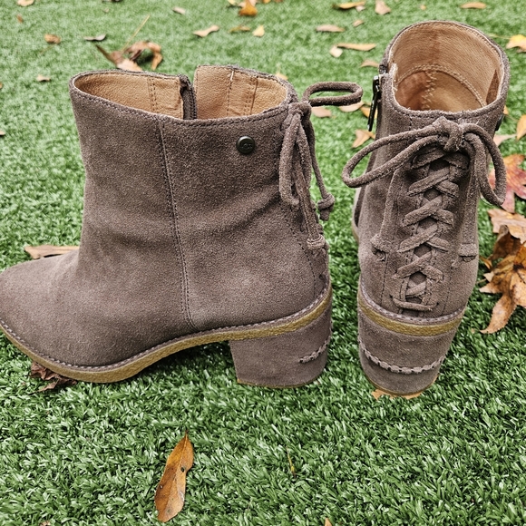 UGG Suede leather boots Corinne Sz.10 - Picture 8 of 9